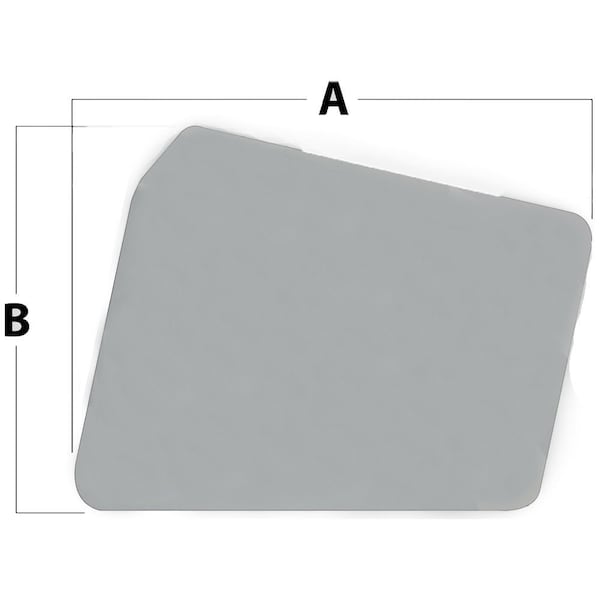 Aftermarket Cab Glass - Door Upper RH or LH Tinted Fits Ford 6610 5610 4110 7610 Fits New Ho 83914255 - main